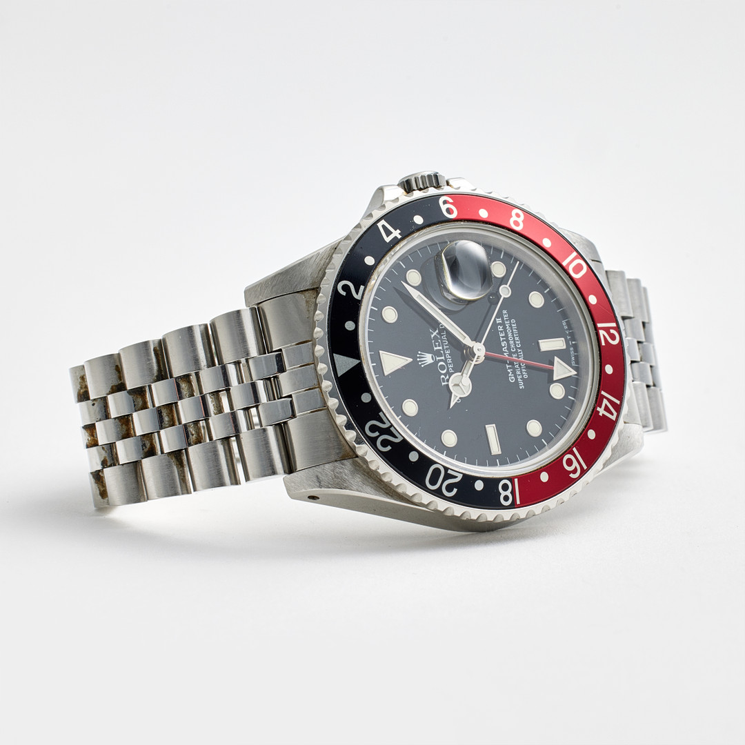 ROLEX, armbandsur, GMT-Master II, stål, ca 1990.