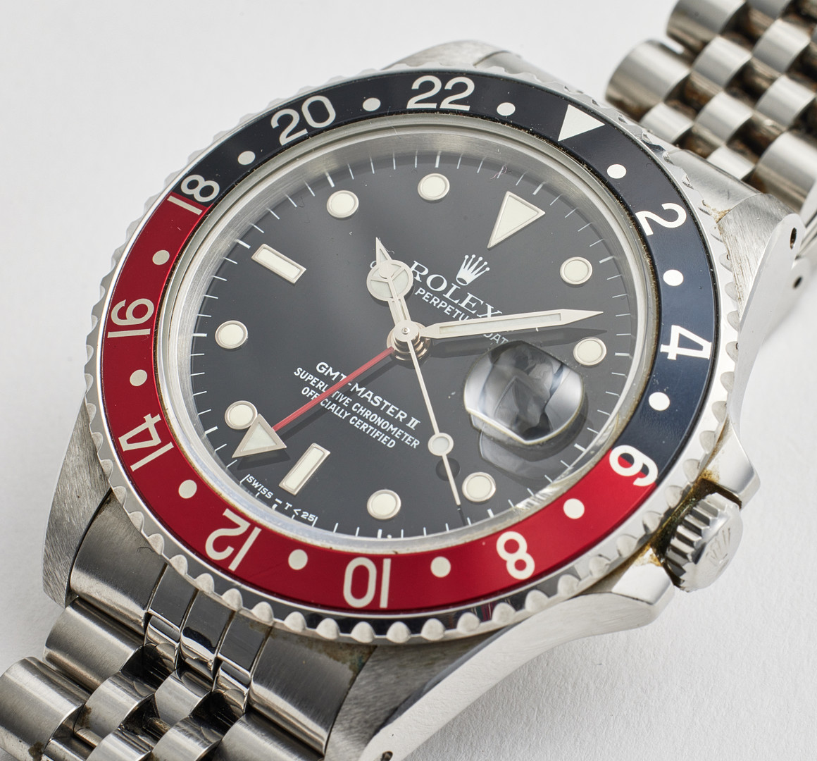 ROLEX, armbandsur, GMT-Master II, stål, ca 1990.
