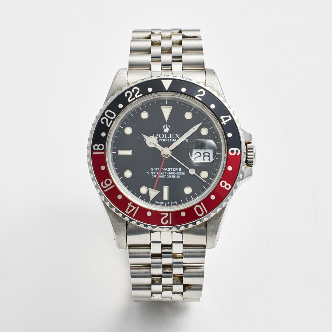 ROLEX, armbandsur, GMT-Master II, stål, ca 1990.