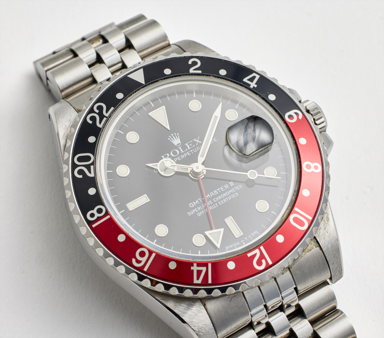 ROLEX, armbandsur, GMT-Master II, stål, ca 1990.
