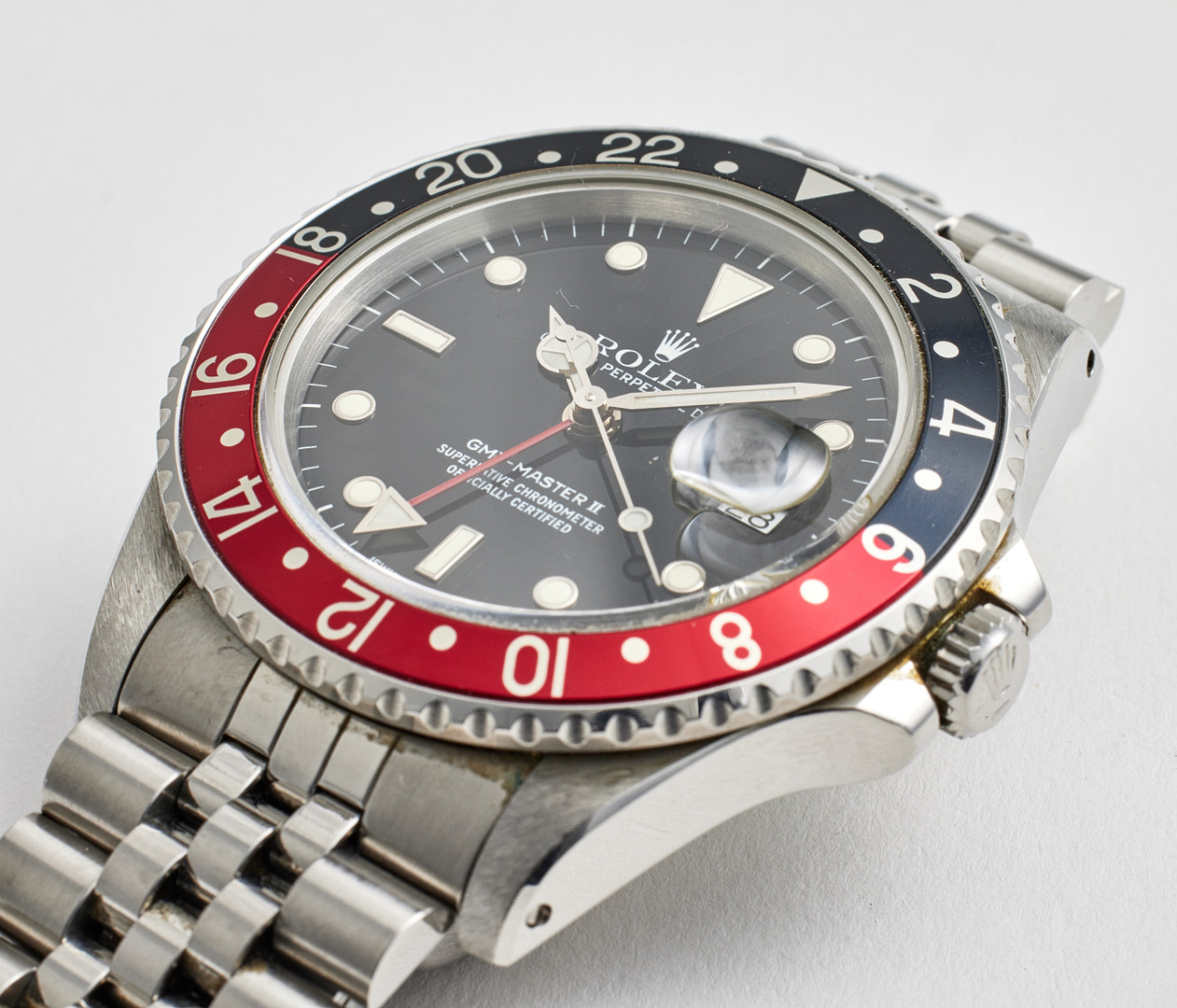ROLEX, armbandsur, GMT-Master II, stål, ca 1990.