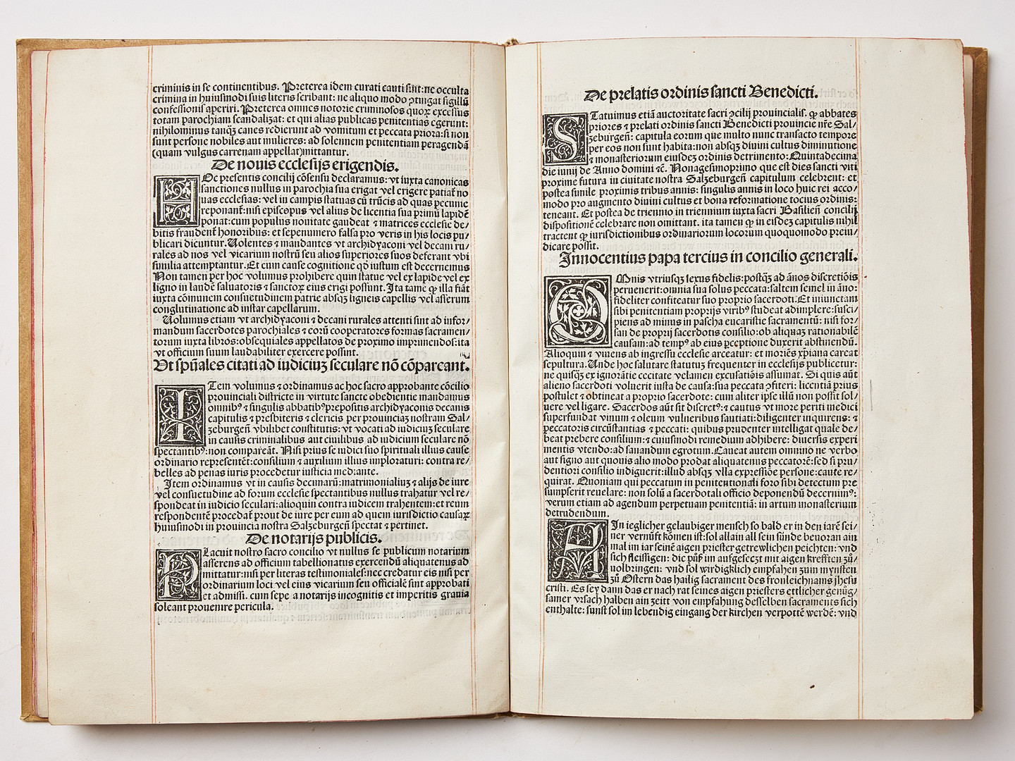 STATUTA PROVINCIALIA SALISBURGENSIA, Augsburg 1491 (Canon Law).