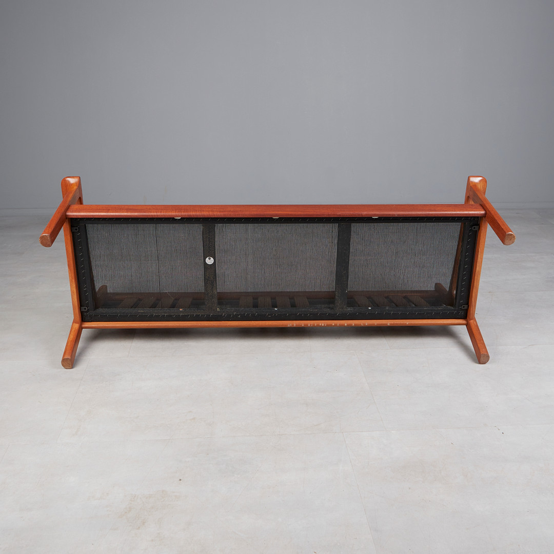 JUUL KRISTENSEN. Glostrup Møbelfabrik, 3-Sitzer-Sofa / Sofa, Teak, 1960er Jahre, Dänemark.