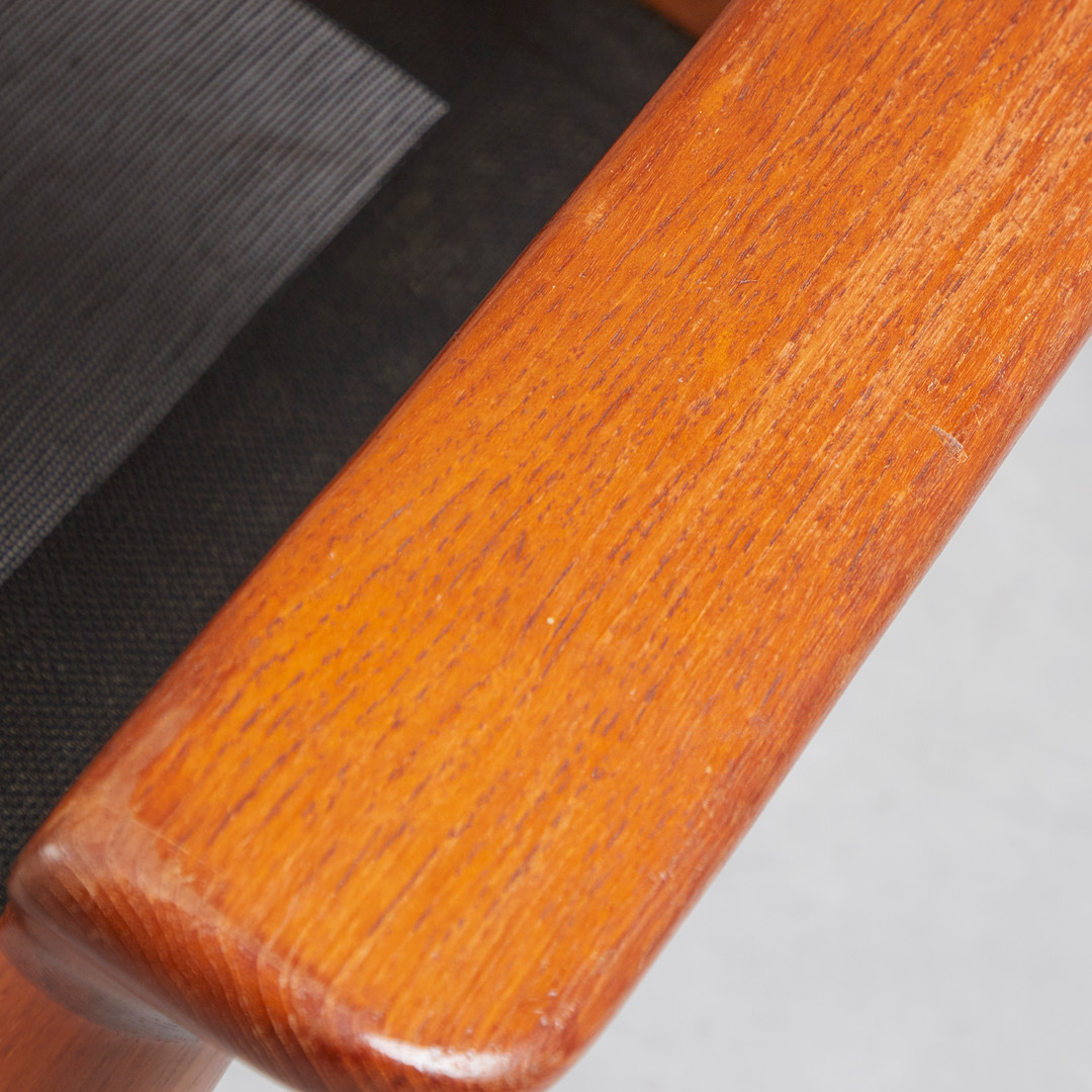 JUUL KRISTENSEN. Glostrup Møbelfabrik, 3-Sitzer-Sofa / Sofa, Teak, 1960er Jahre, Dänemark.
