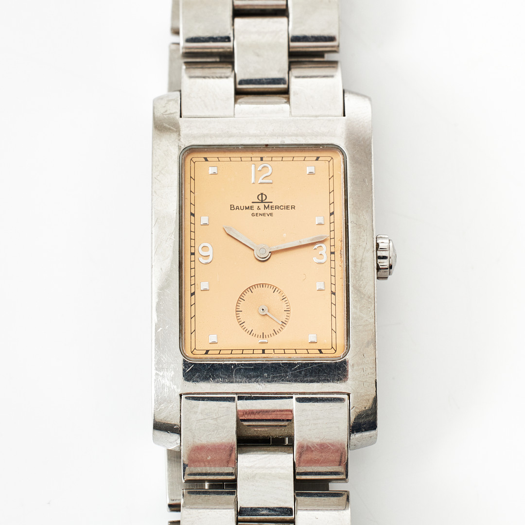 BAUME MERCIER, armbandsur, Hampton, stål.