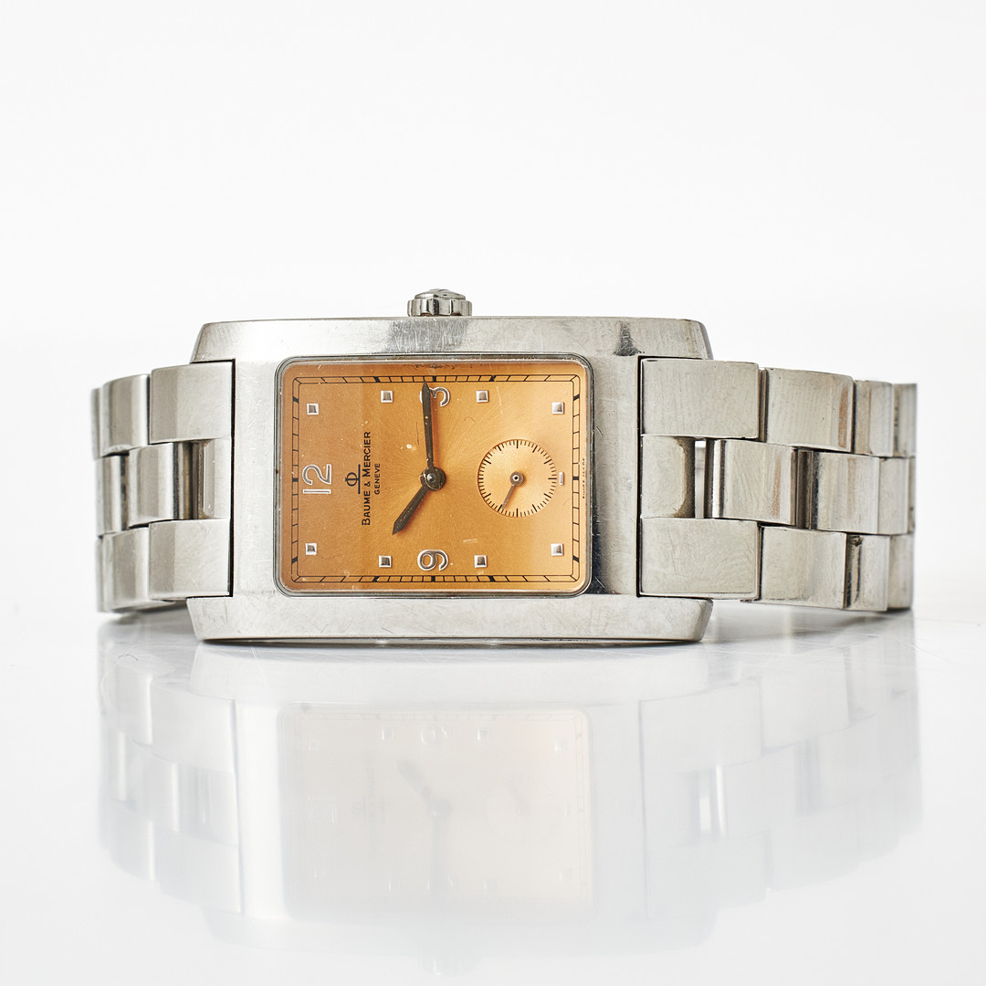 BAUME MERCIER, armbandsur, Hampton, stål.