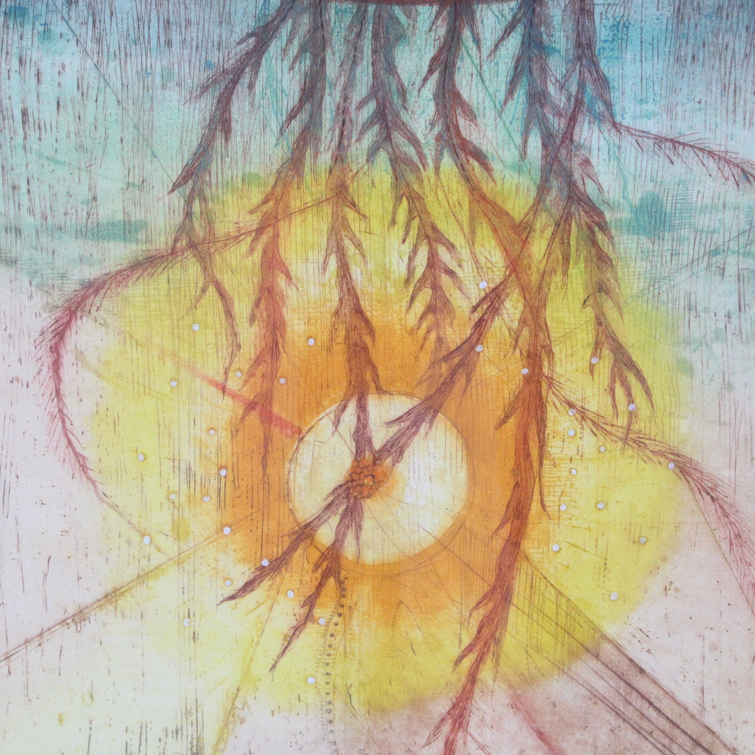 RENÉ CARCAN (1925-1993). Radierung, '' Ohne Titel '' signiert.