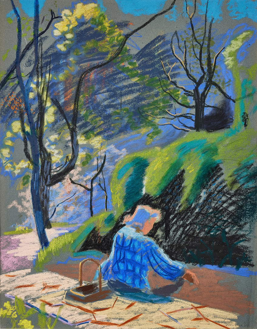 ISAAC GRÜNEWALD. I parken.