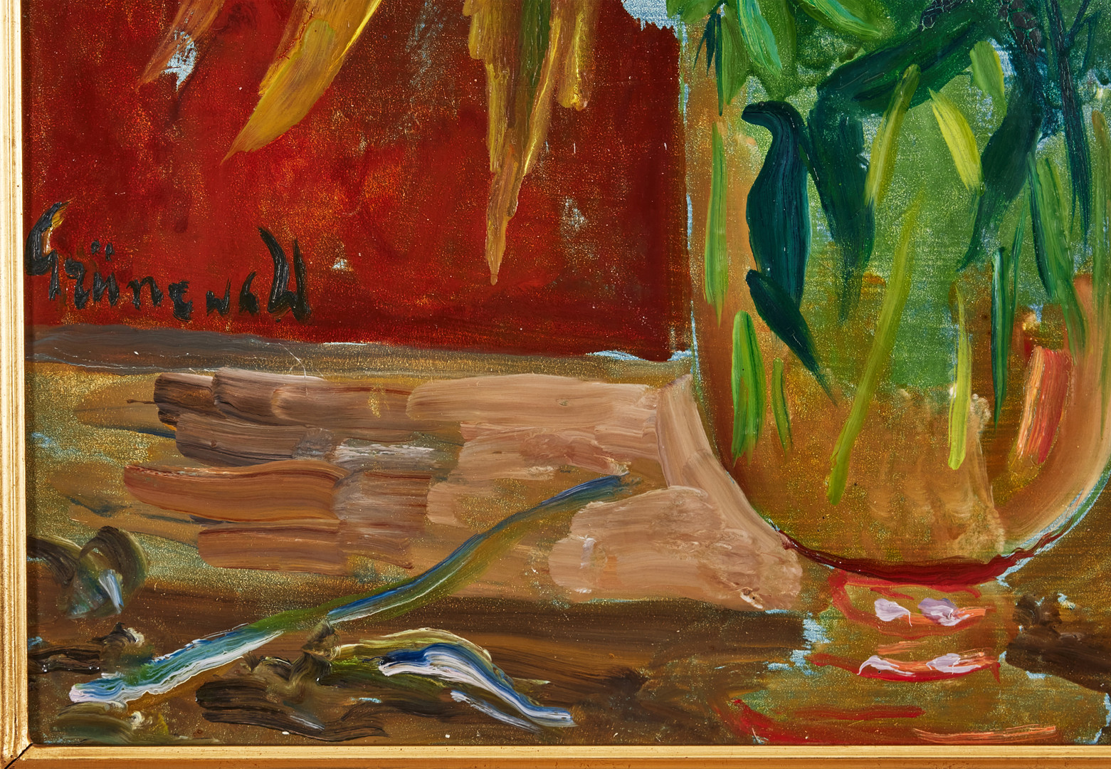 ISAAC GRÜNEWALD. Blomsterstilleben.