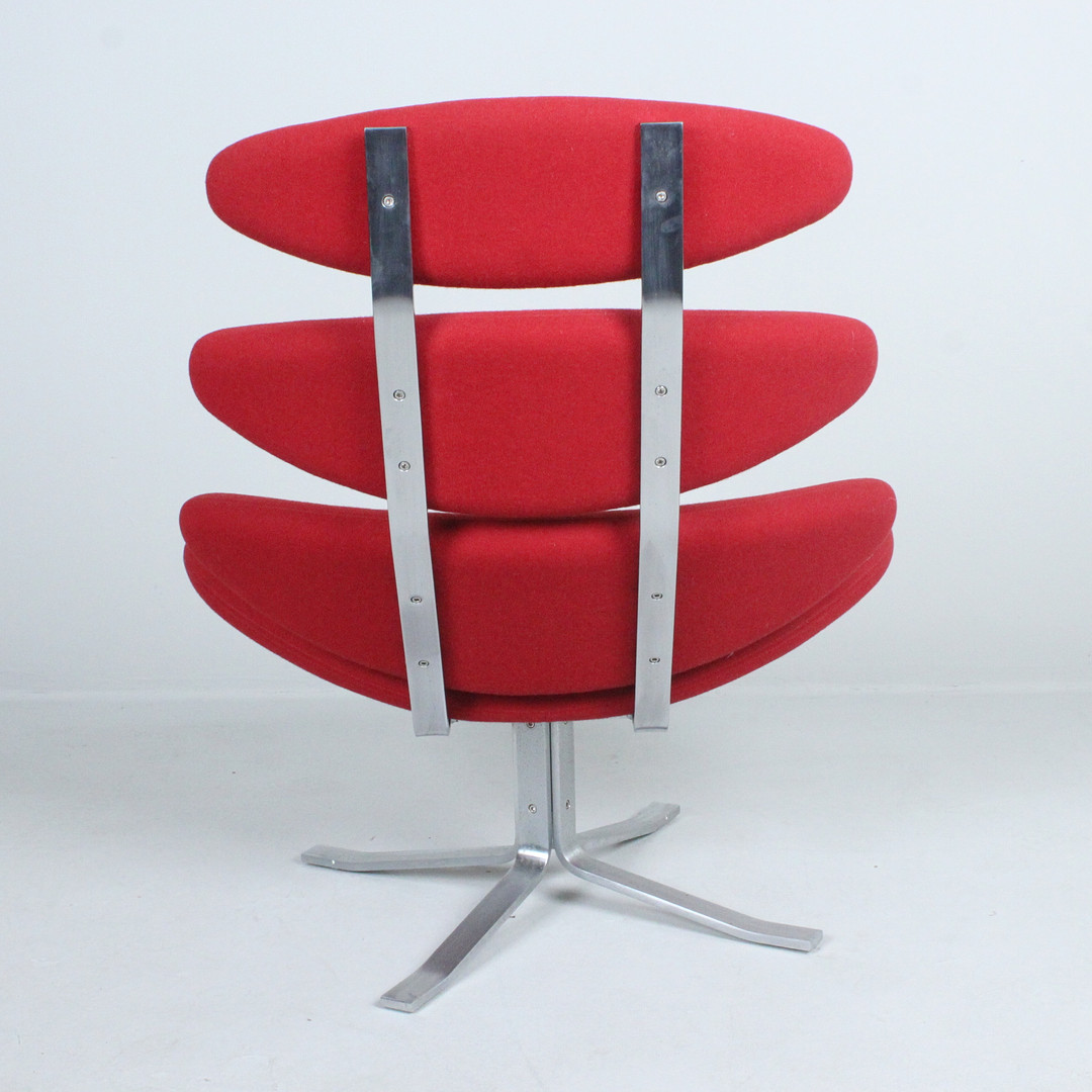 POUL VOLTHER. Erik Jørgensen Møbelfabrik. Sessel / Lounge Chair, Modell 'EJ 5' / 'Corona Chair', Dänemark, Entwurf 1964.