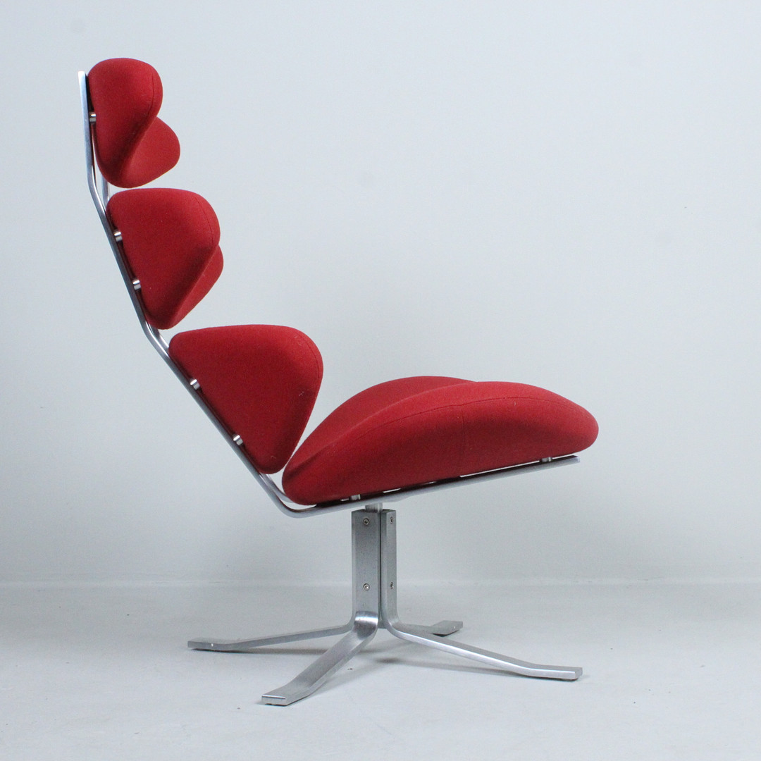 POUL VOLTHER. Erik Jørgensen Møbelfabrik. Sessel / Lounge Chair, Modell 'EJ 5' / 'Corona Chair', Dänemark, Entwurf 1964.