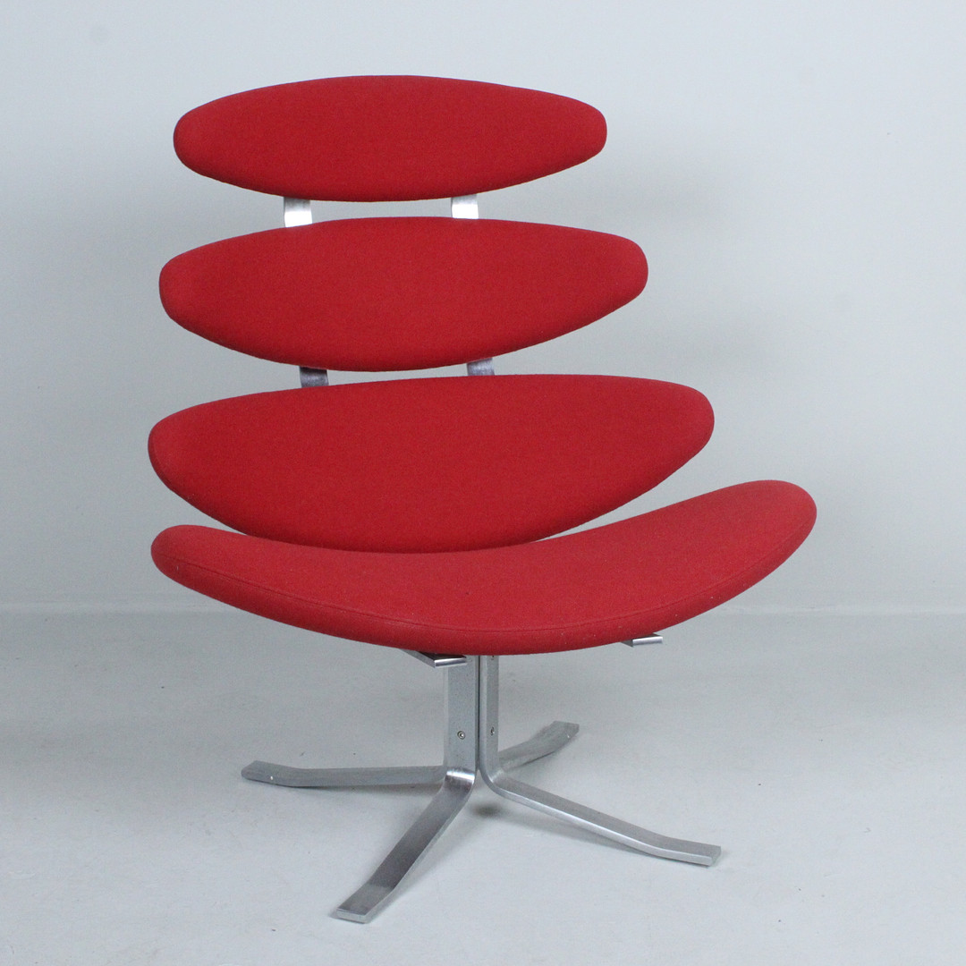 POUL VOLTHER. Erik Jørgensen Møbelfabrik. Sessel / Lounge Chair, Modell 'EJ 5' / 'Corona Chair', Dänemark, Entwurf 1964.