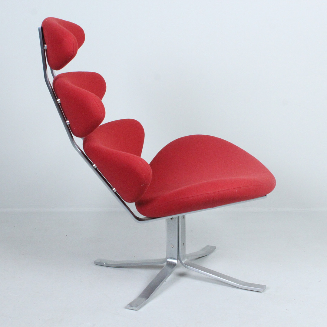POUL VOLTHER. Erik Jørgensen Møbelfabrik. Sessel / Lounge Chair, Modell 'EJ 5' / 'Corona Chair', Dänemark, Entwurf 1964.