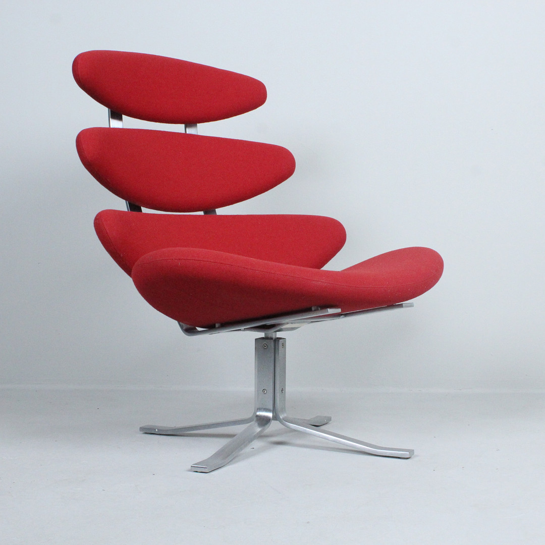 POUL VOLTHER. Erik Jørgensen Møbelfabrik. Sessel / Lounge Chair, Modell 'EJ 5' / 'Corona Chair', Dänemark, Entwurf 1964.