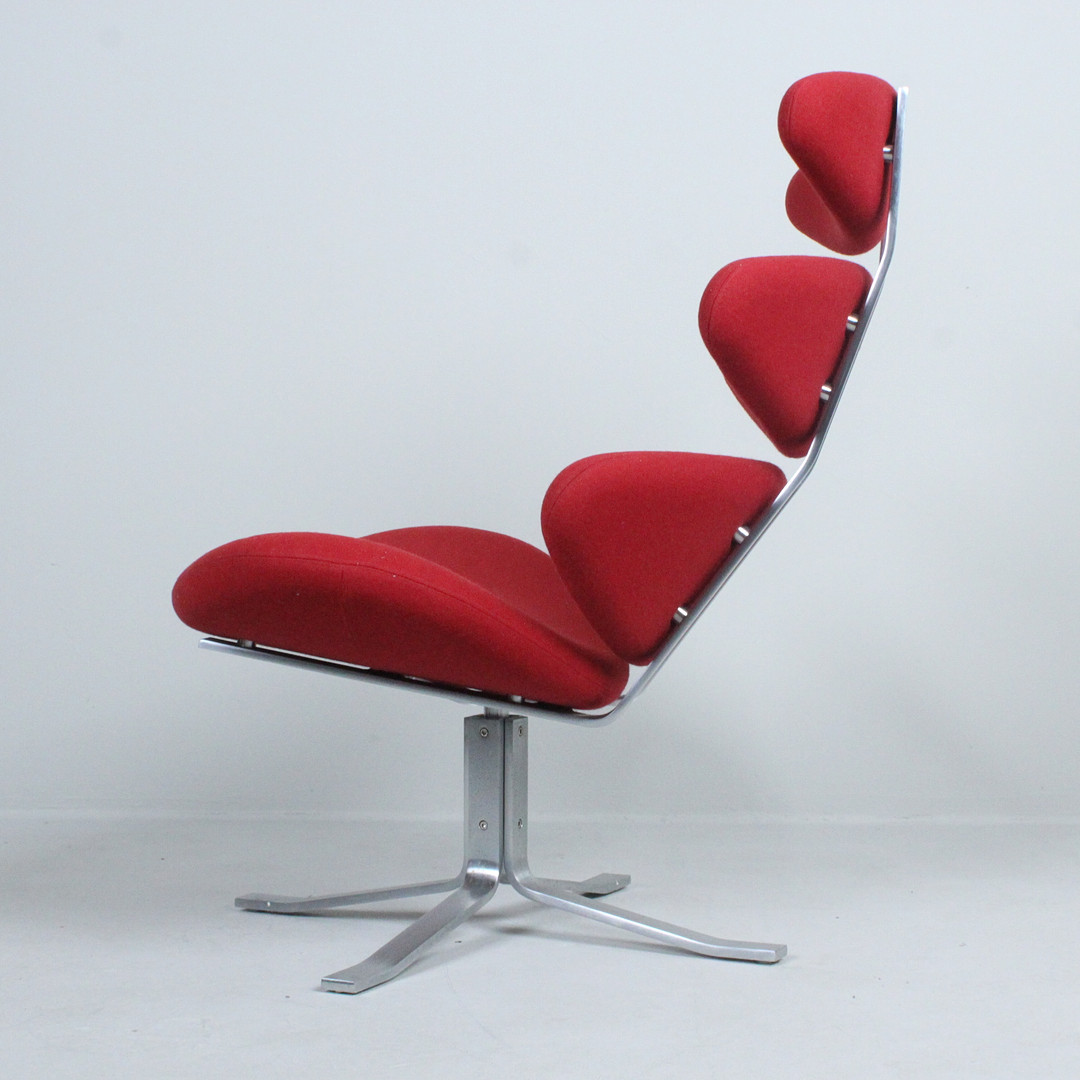 POUL VOLTHER. Erik Jørgensen Møbelfabrik. Sessel / Lounge Chair, Modell 'EJ 5' / 'Corona Chair', Dänemark, Entwurf 1964.