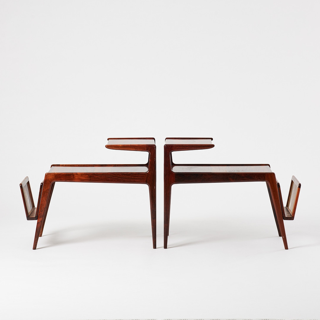 KURT ØSTERVIG. sidobord, ett par, för Jason Danmark, 1960-tal.