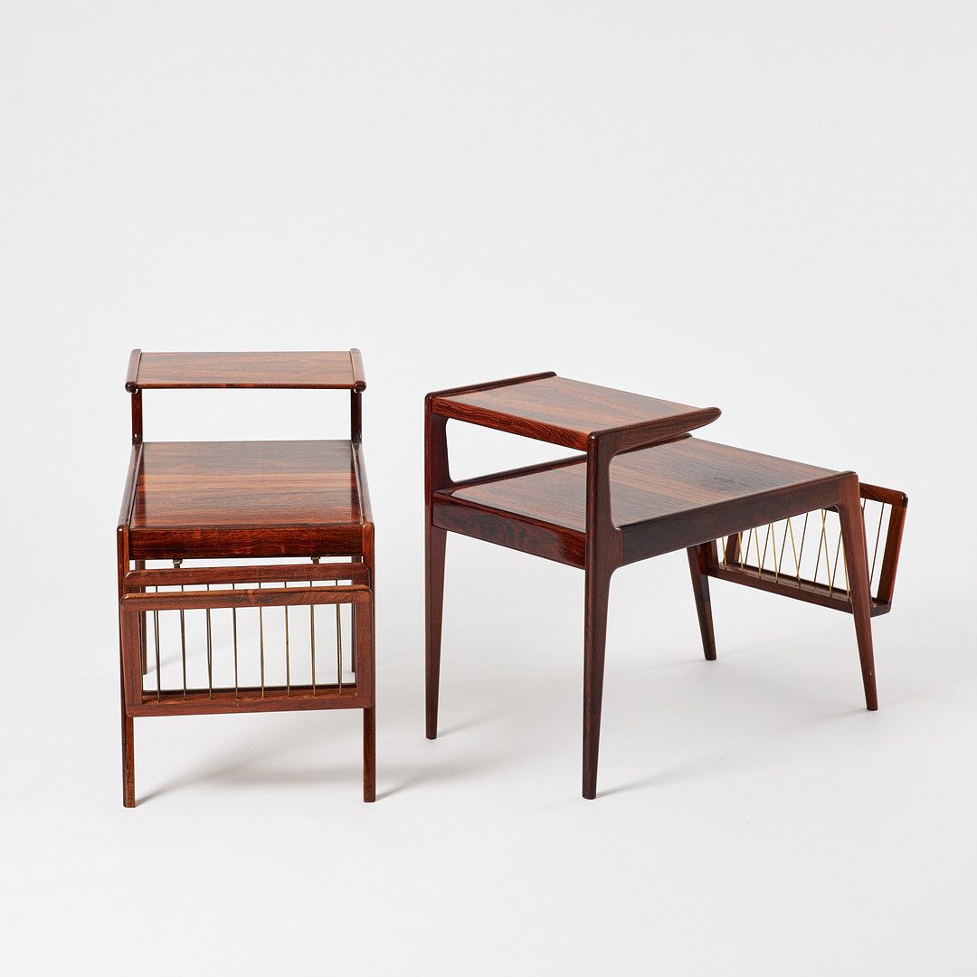 KURT ØSTERVIG. sidobord, ett par, för Jason Danmark, 1960-tal.