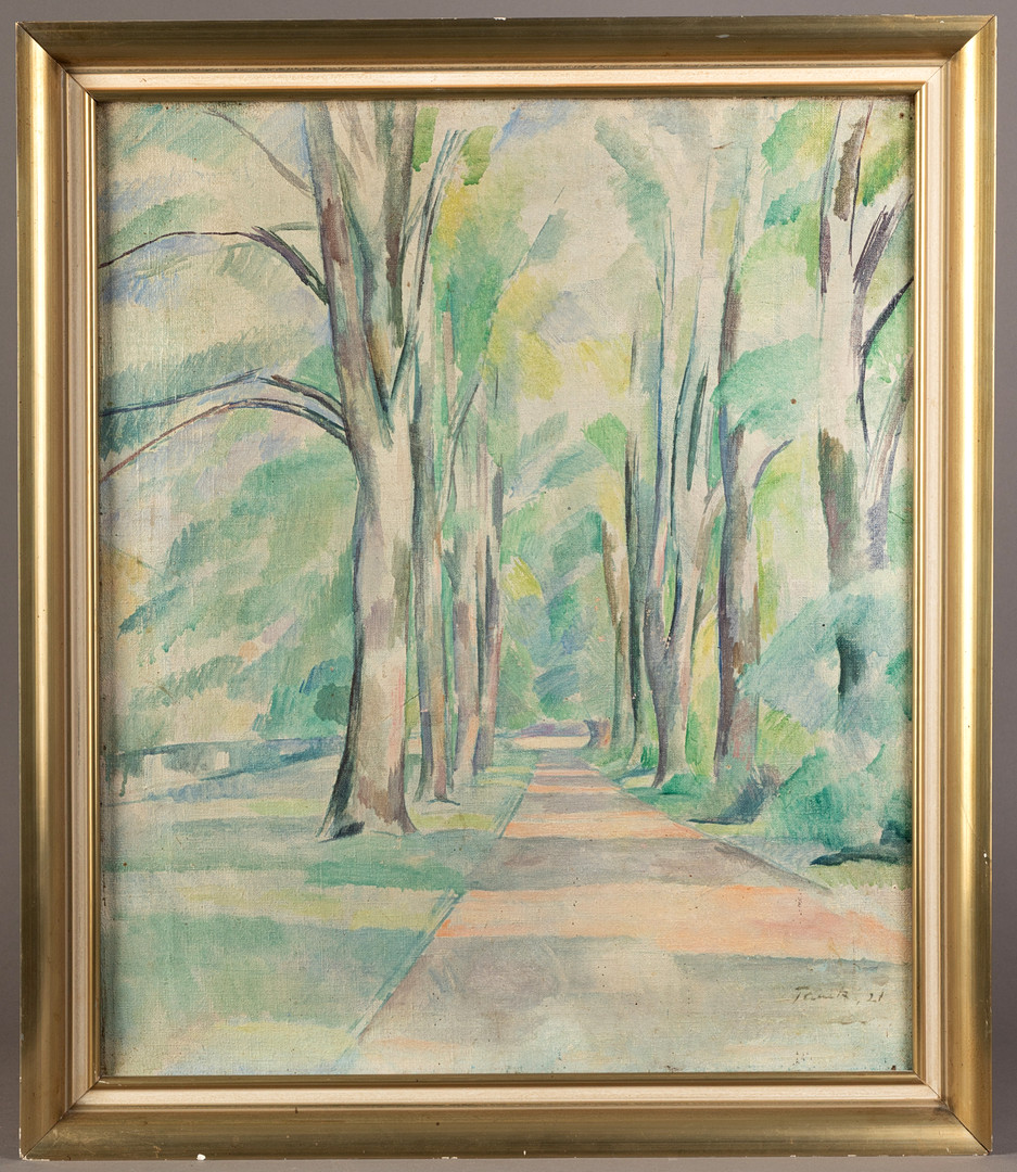 WALTHER TANCK (1894-1954). Lindenallee im Hirschpark.