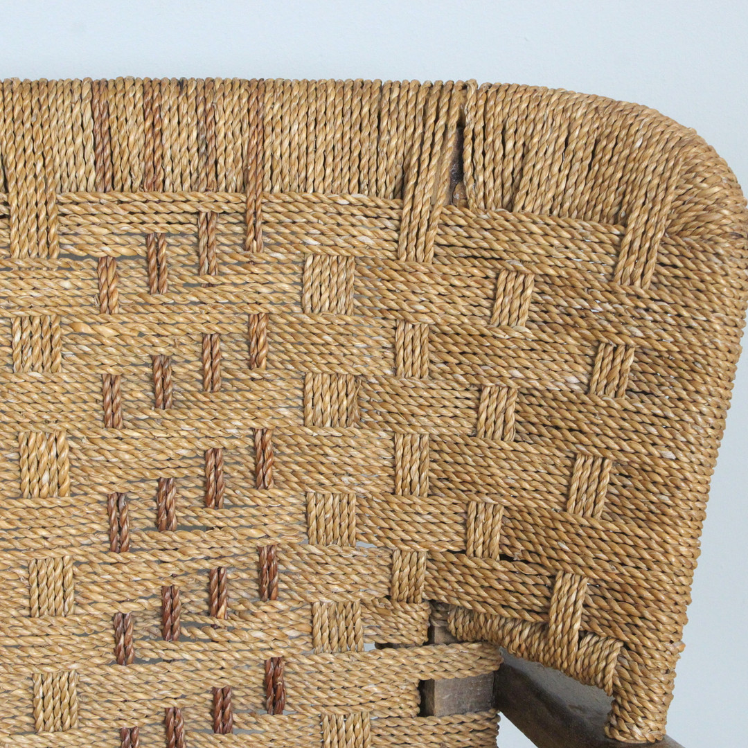 ERICH DIECKMANN. Paar Sessel / Lounge Chairs, Seilgeflecht, 1940er / 1950er Jahre.
