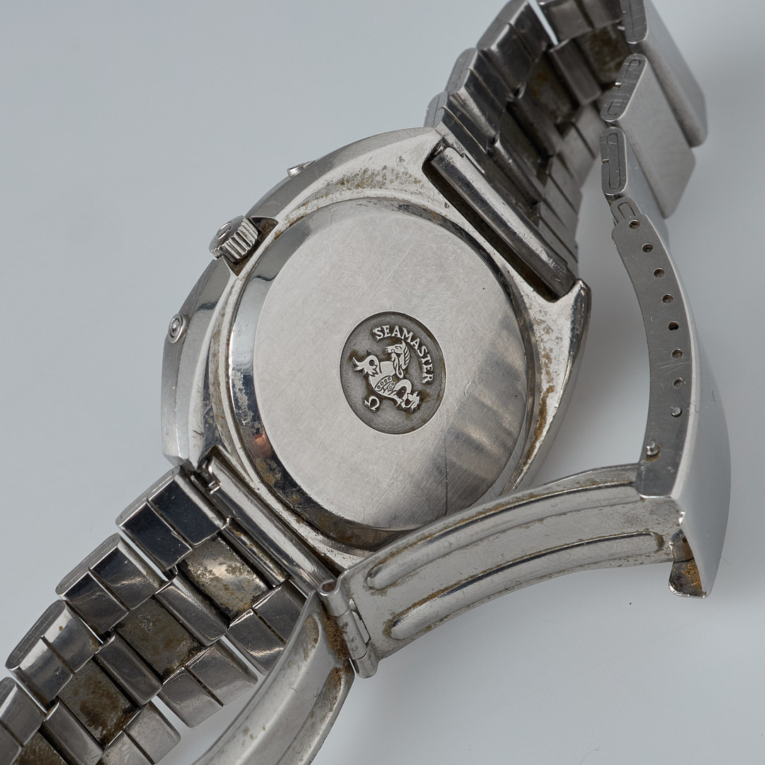 OMEGA, 38 x 41 mm, Seamaster, Marine, stål, quartz, safirglas, 1970-tal.
