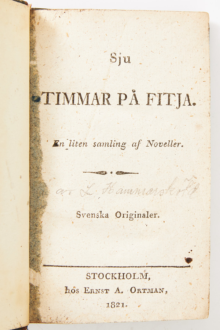 SAMLING VITTERHET, 1800-TAL, BL. A. STÅLBERG, HAMMARSKÖLD, 18 VOLYMER.