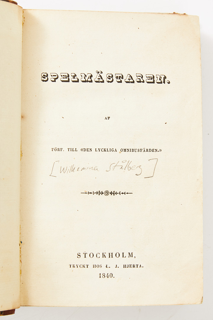 SAMLING VITTERHET, 1800-TAL, BL. A. STÅLBERG, HAMMARSKÖLD, 18 VOLYMER.