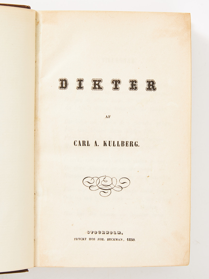SAMLING VITTERHET, 1800-TAL, BL. A. STÅLBERG, HAMMARSKÖLD, 18 VOLYMER.