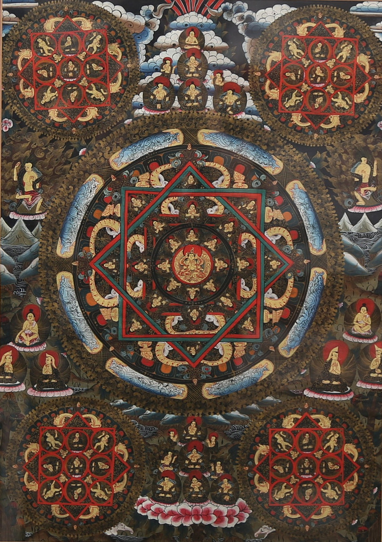 TIBETAN SCHOOL, 20TH CENTURY. Deities.