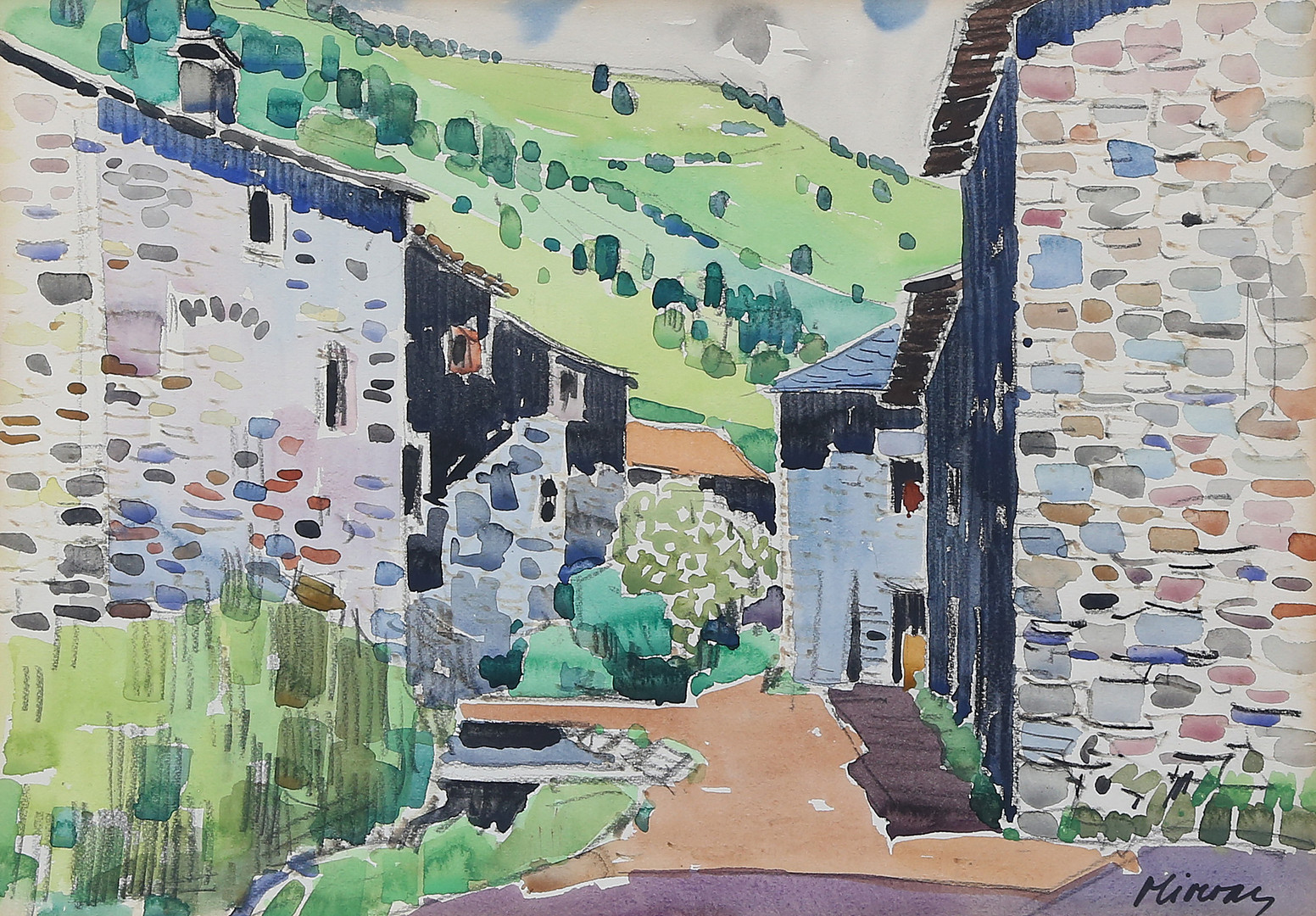 MARIA OLIVERAS I COLLELLMIR. Landscapes and rural views.