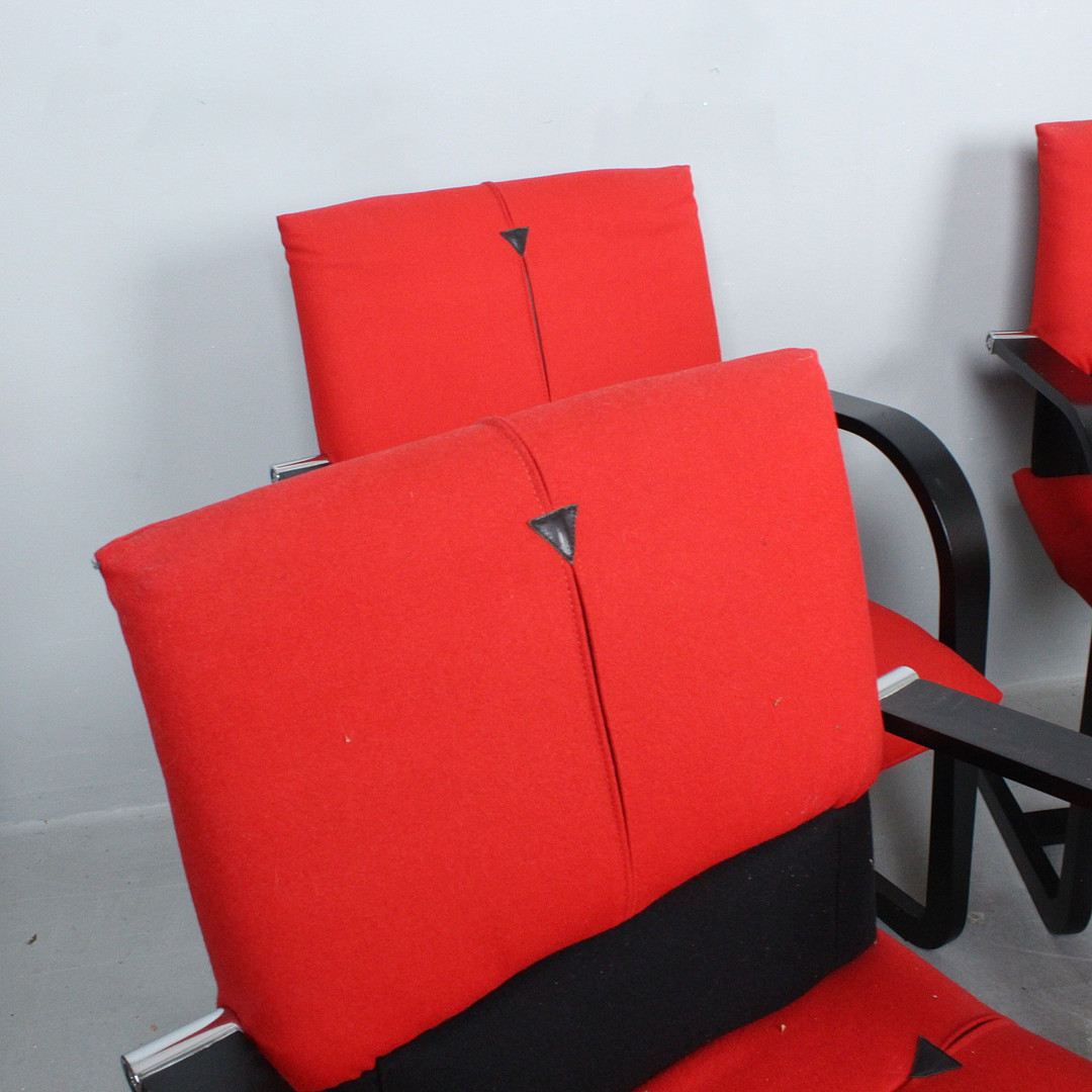 MARIO BELLINI. für Vitra, Vier Stühle, Modell '' Figura '' 1980er.