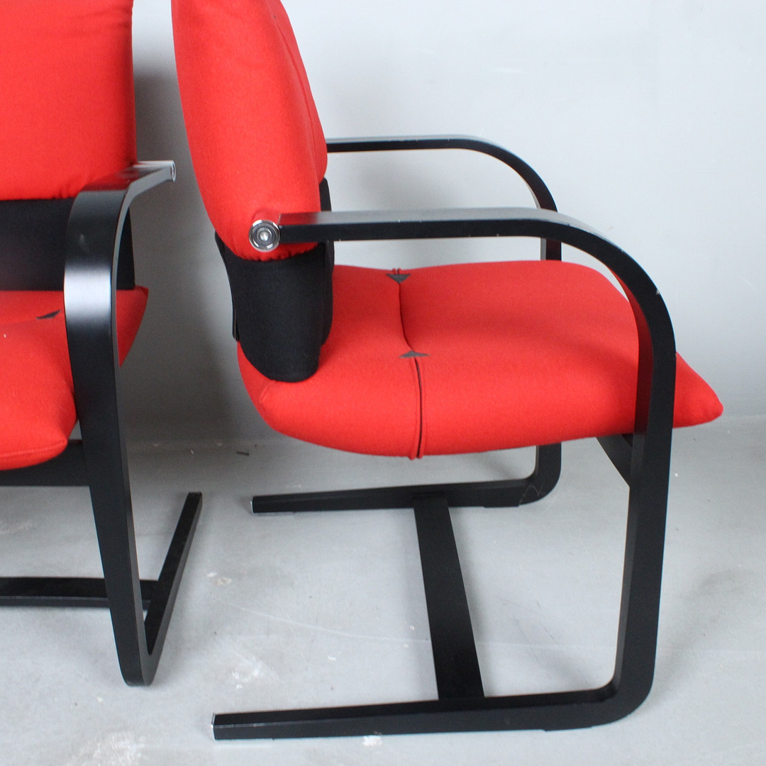 MARIO BELLINI. für Vitra, Vier Stühle, Modell '' Figura '' 1980er.