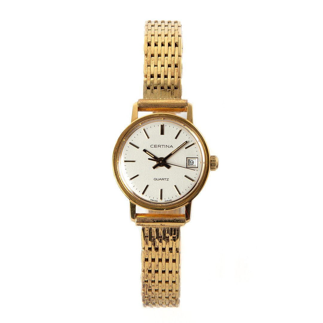 CERTINA, armbandsur, 14K guld, 1980-tal.
