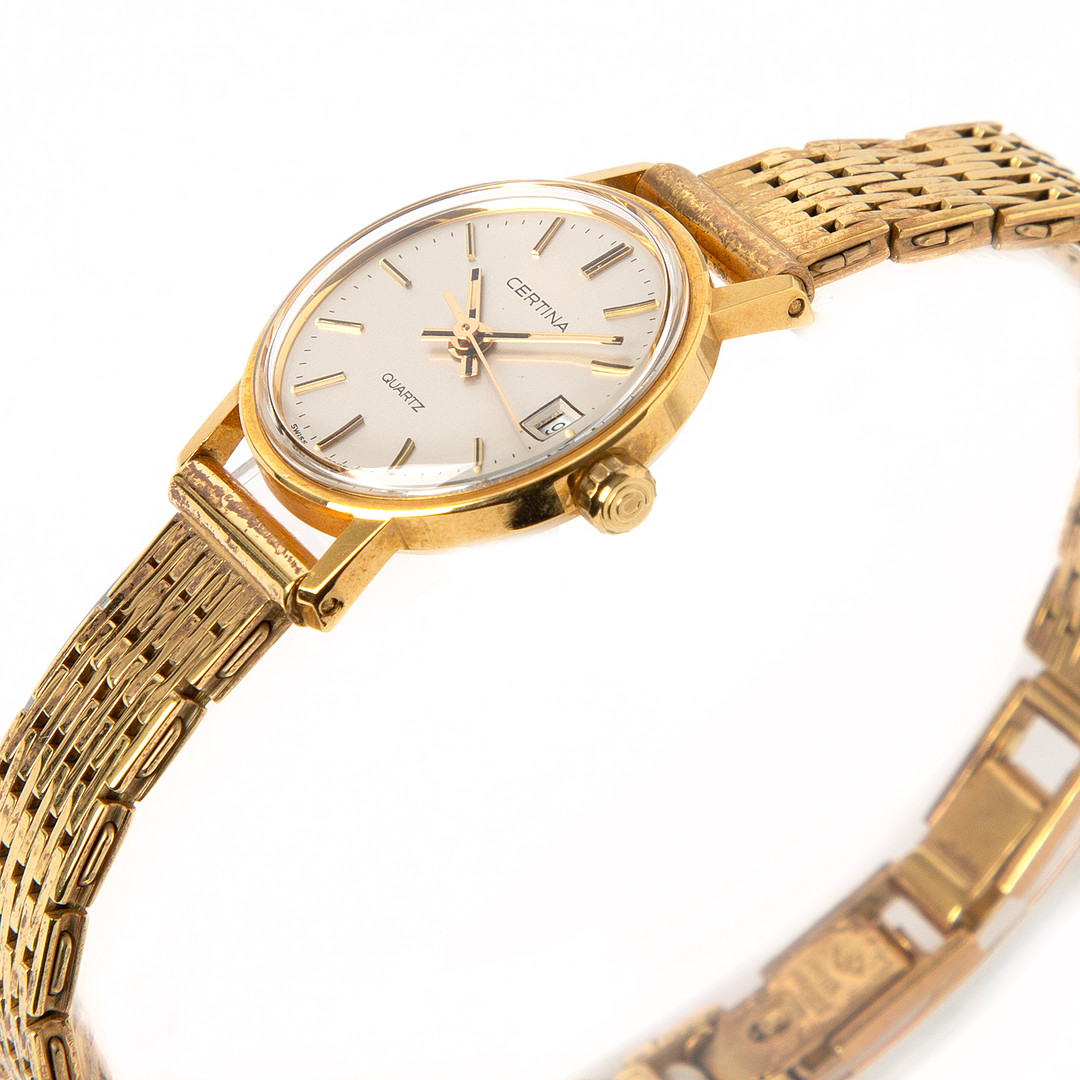 CERTINA, armbandsur, 14K guld, 1980-tal.