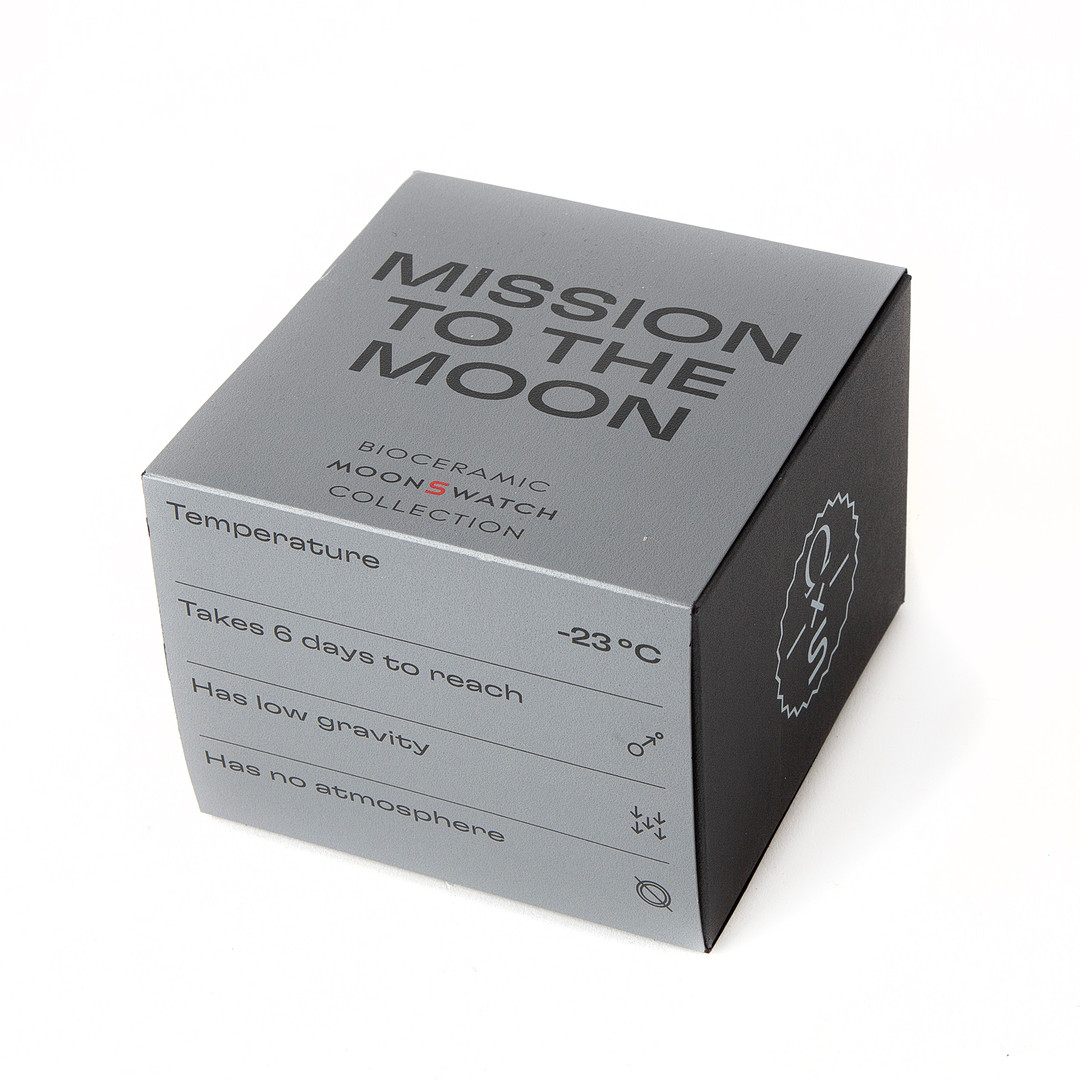 OMEGA X SWATCH, armbandsur, Mission to the moon, bioceramic, 2023.