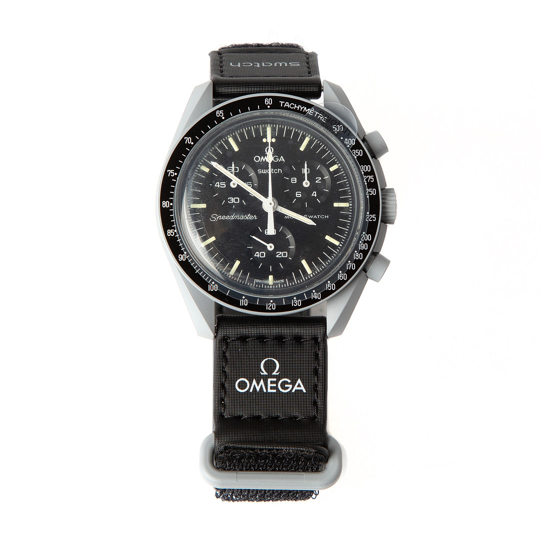 OMEGA X SWATCH, armbandsur, Mission to the moon, bioceramic, 2023.