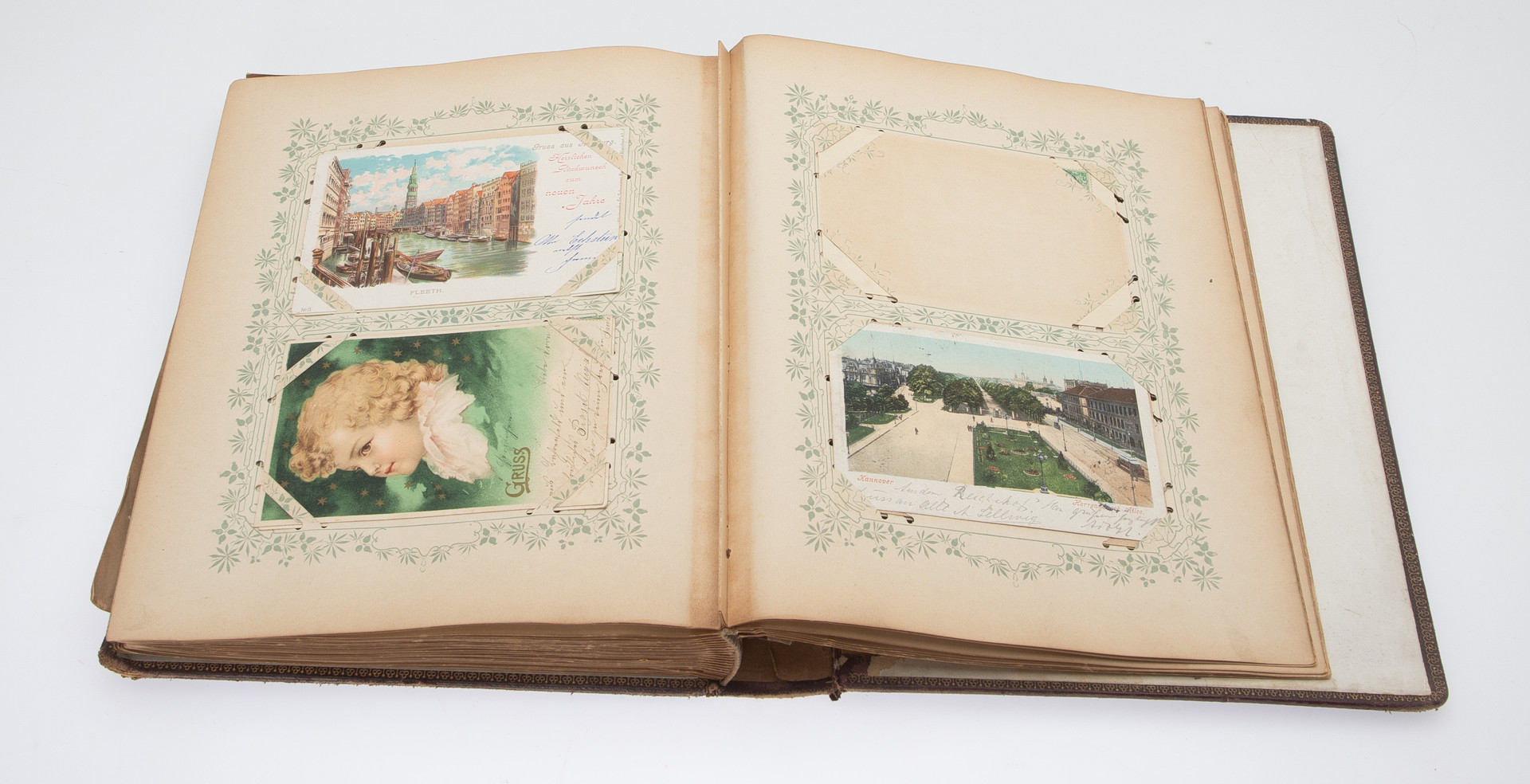 Postkartenalbum ´Grüsse von Nah und Fern`, Ende 19./Anfang 20. Jh.