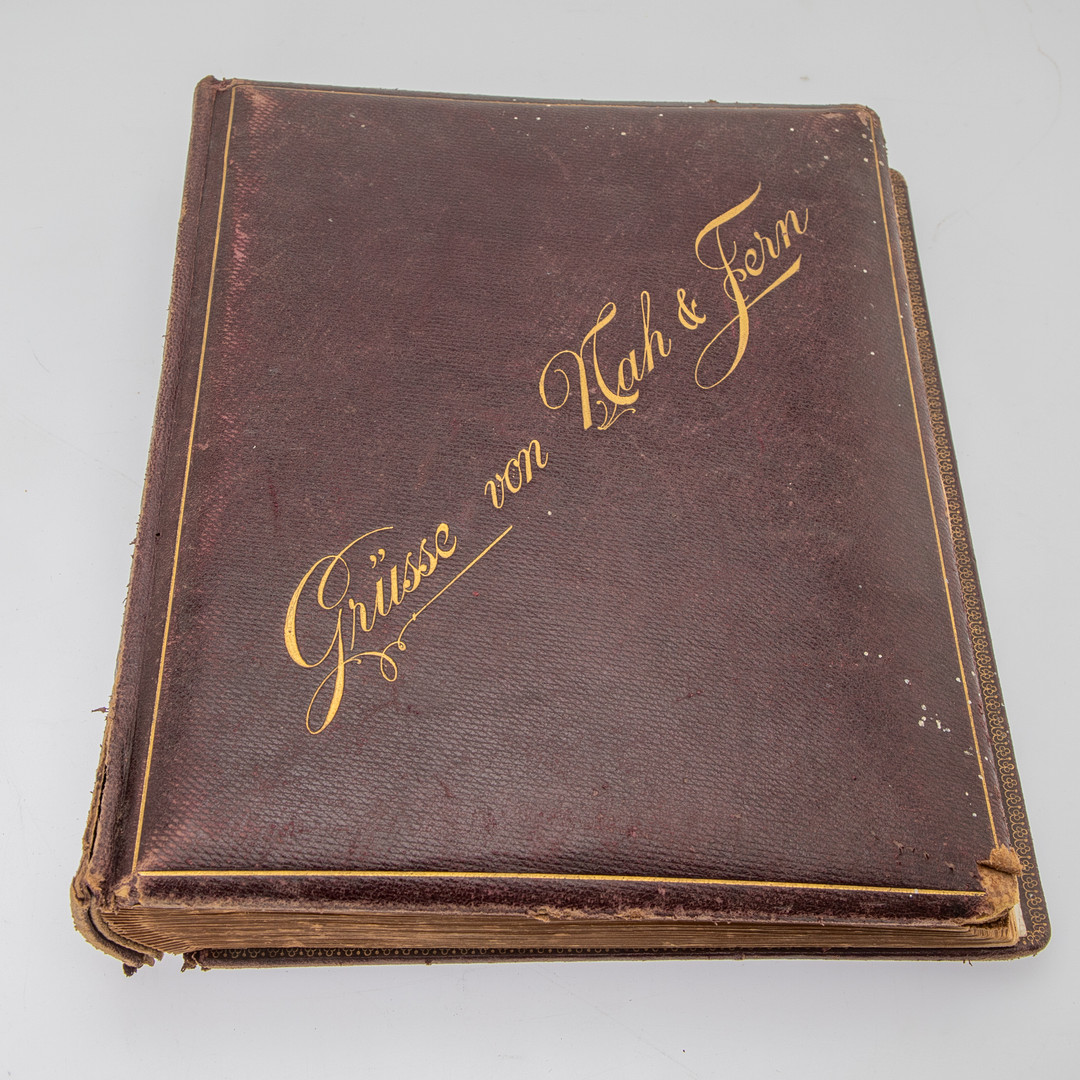 Postkartenalbum ´Grüsse von Nah und Fern`, Ende 19./Anfang 20. Jh.