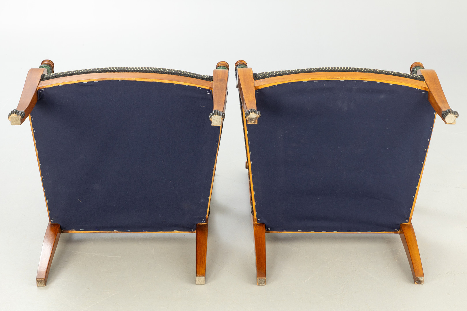 Paar Empire Armlehnsesel, Deutschland, 1810/20.