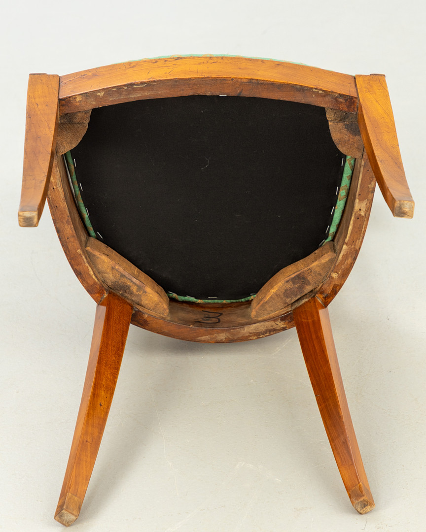Drei Biedermeier-Stühle, Flandern, 1830 (3).