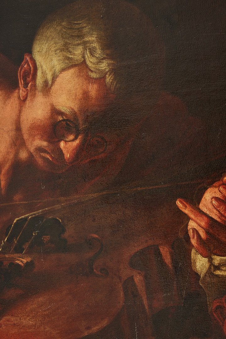 GIOVANNI DOMENICO LOMBARDI DI L’OMININO (ITALIEN, LUCCA, 1682-1751). Cellospelaren.
