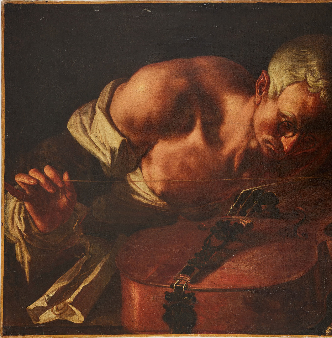GIOVANNI DOMENICO LOMBARDI DI L’OMININO (ITALIEN, LUCCA, 1682-1751). Cellospelaren.