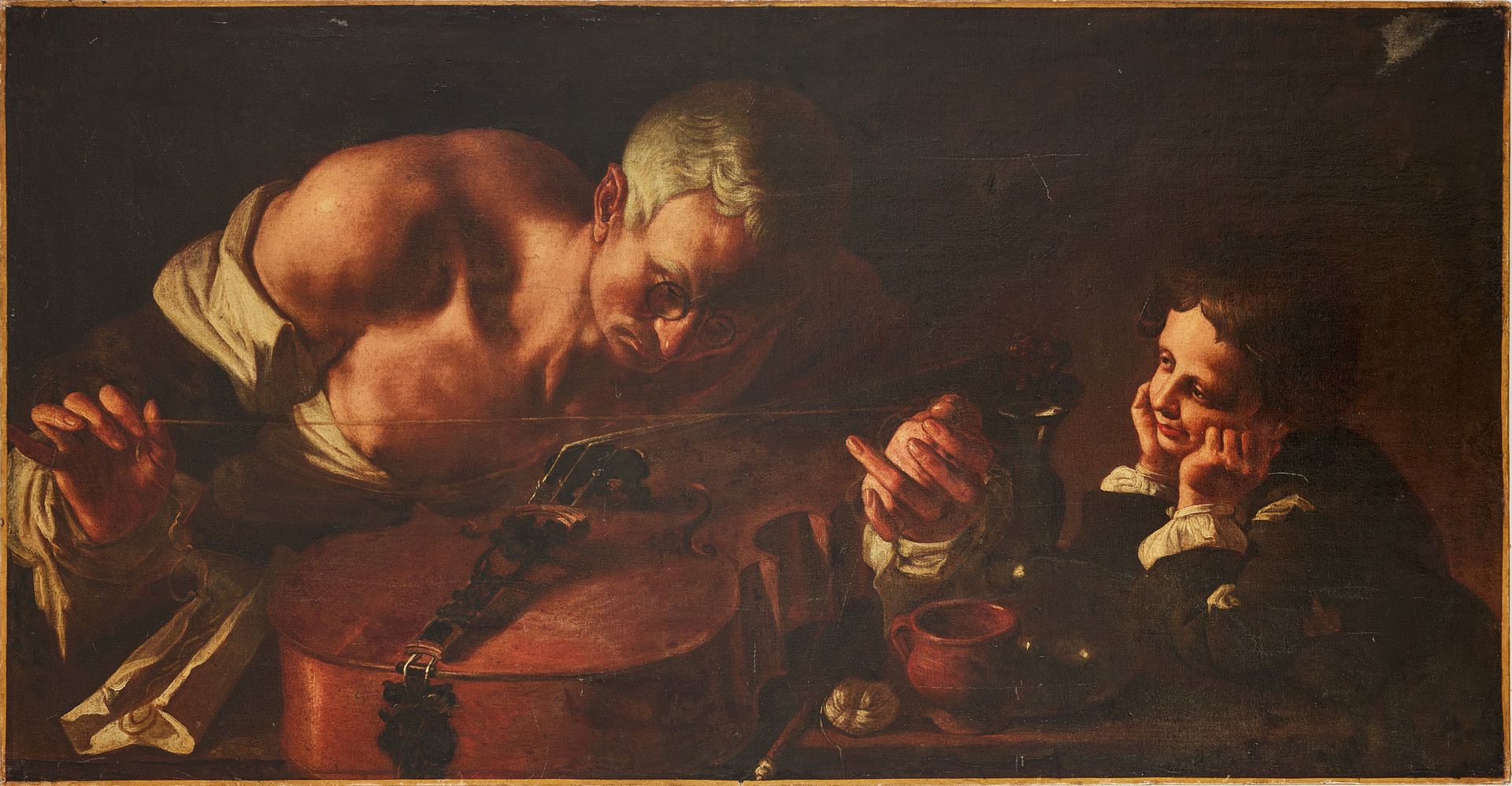 GIOVANNI DOMENICO LOMBARDI DI L’OMININO (ITALIEN, LUCCA, 1682-1751). Cellospelaren.