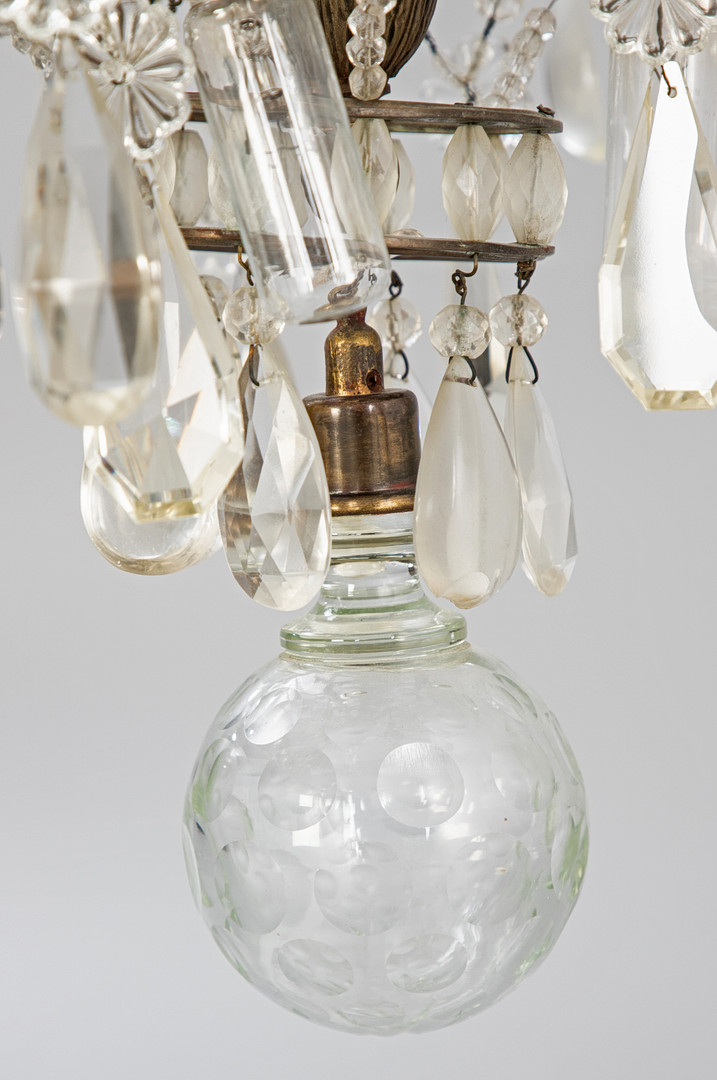 Große Prismenkrone, wohl Böhmen, 2. Hälfte 19. Jh.