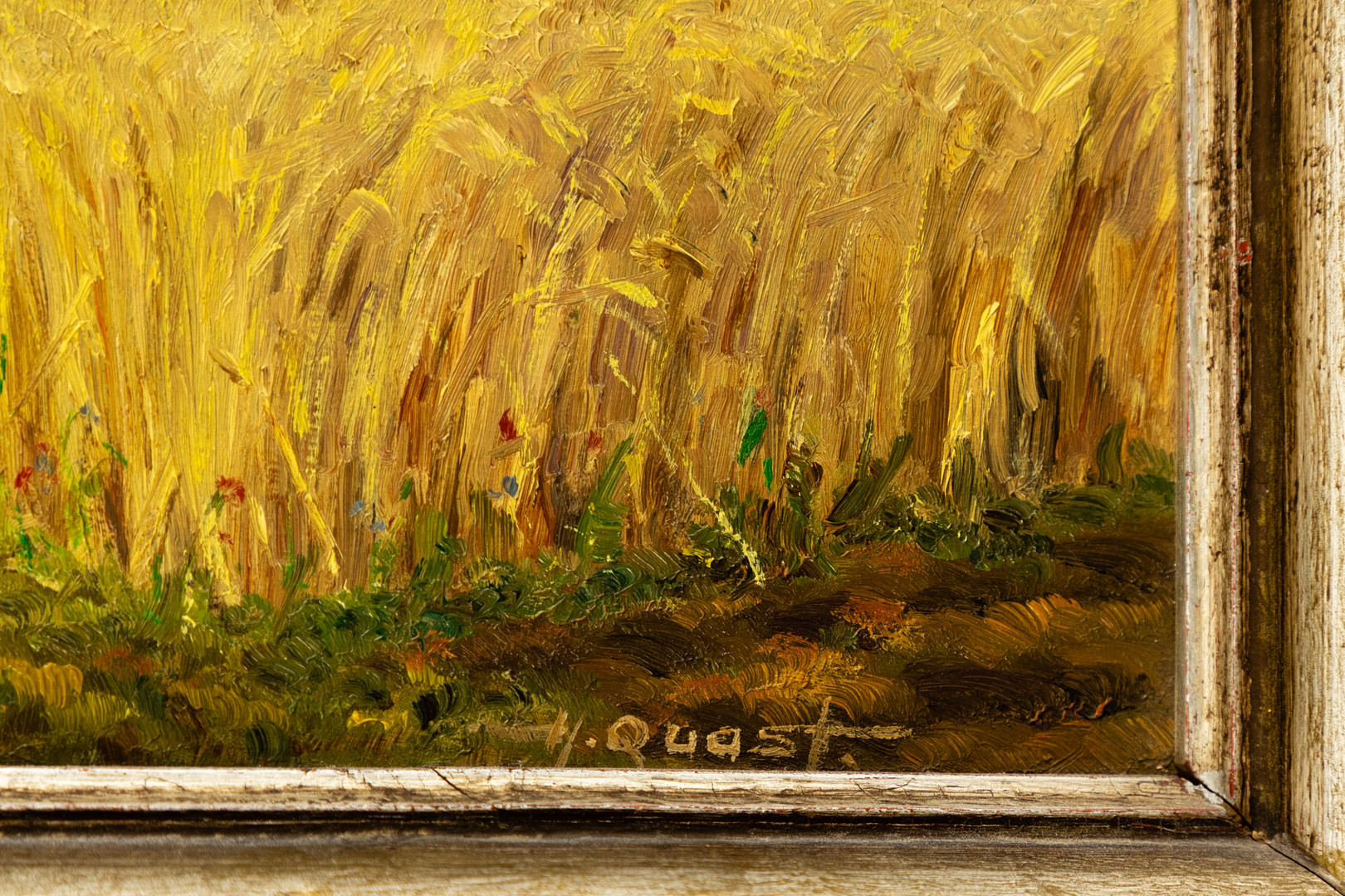 HANS QUAST (1894-?). Norddeutsche Sommerlandschaft mit Mühle.