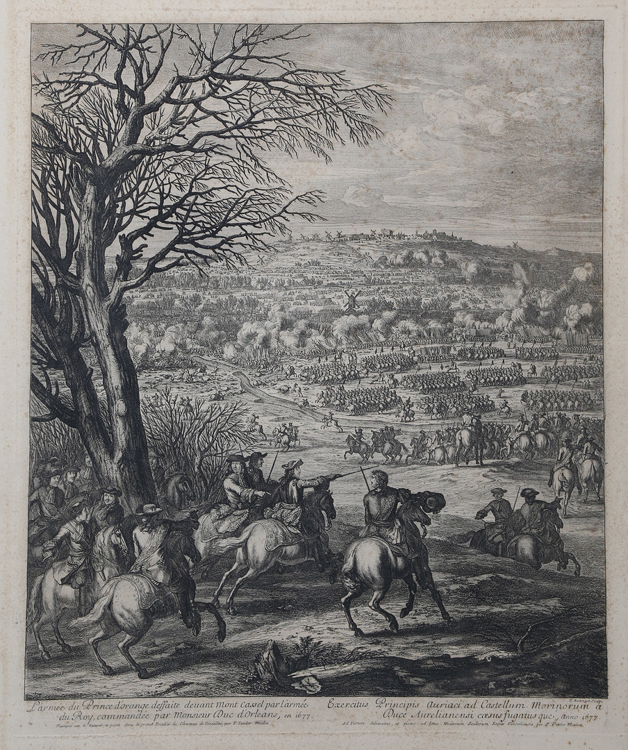 F. VAN DER MEULEN Y R. BONNART. "L'armée du Prince d'Orange deffaite...1677".