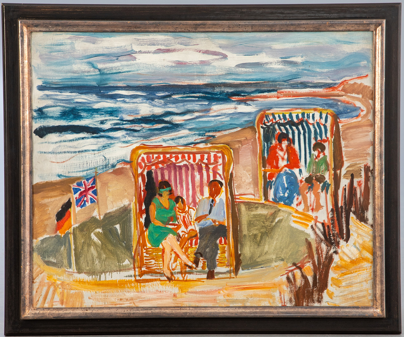 KURT HAASE-JASTROW (1885-1958). Strandleben in Zempin.