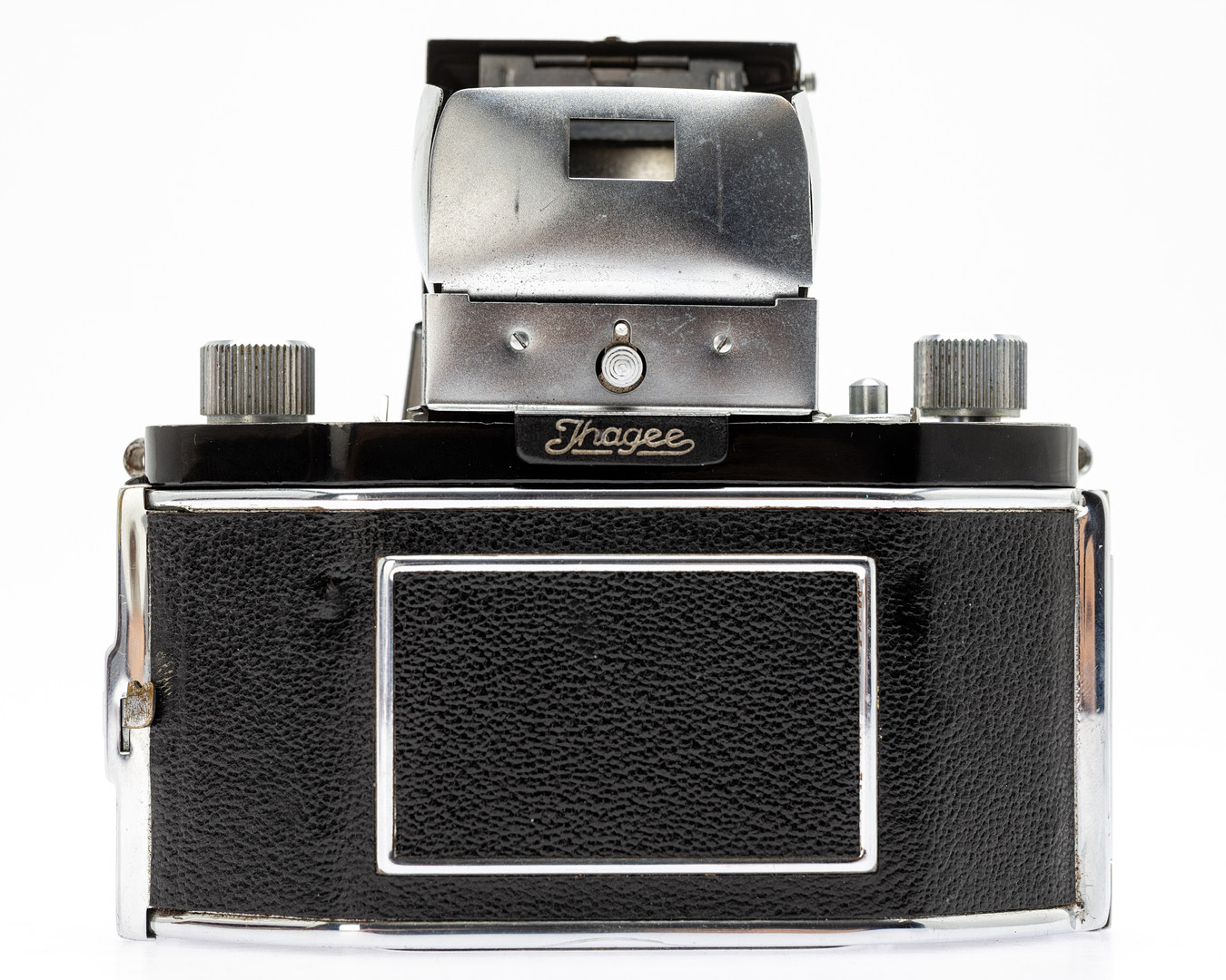 Exa ( Typ 4 ) Spiegelreflex Kleinbildkamera ( SN 407458 )mit einem E. Ludwig Meritar 2,9/50mm Objektiv.