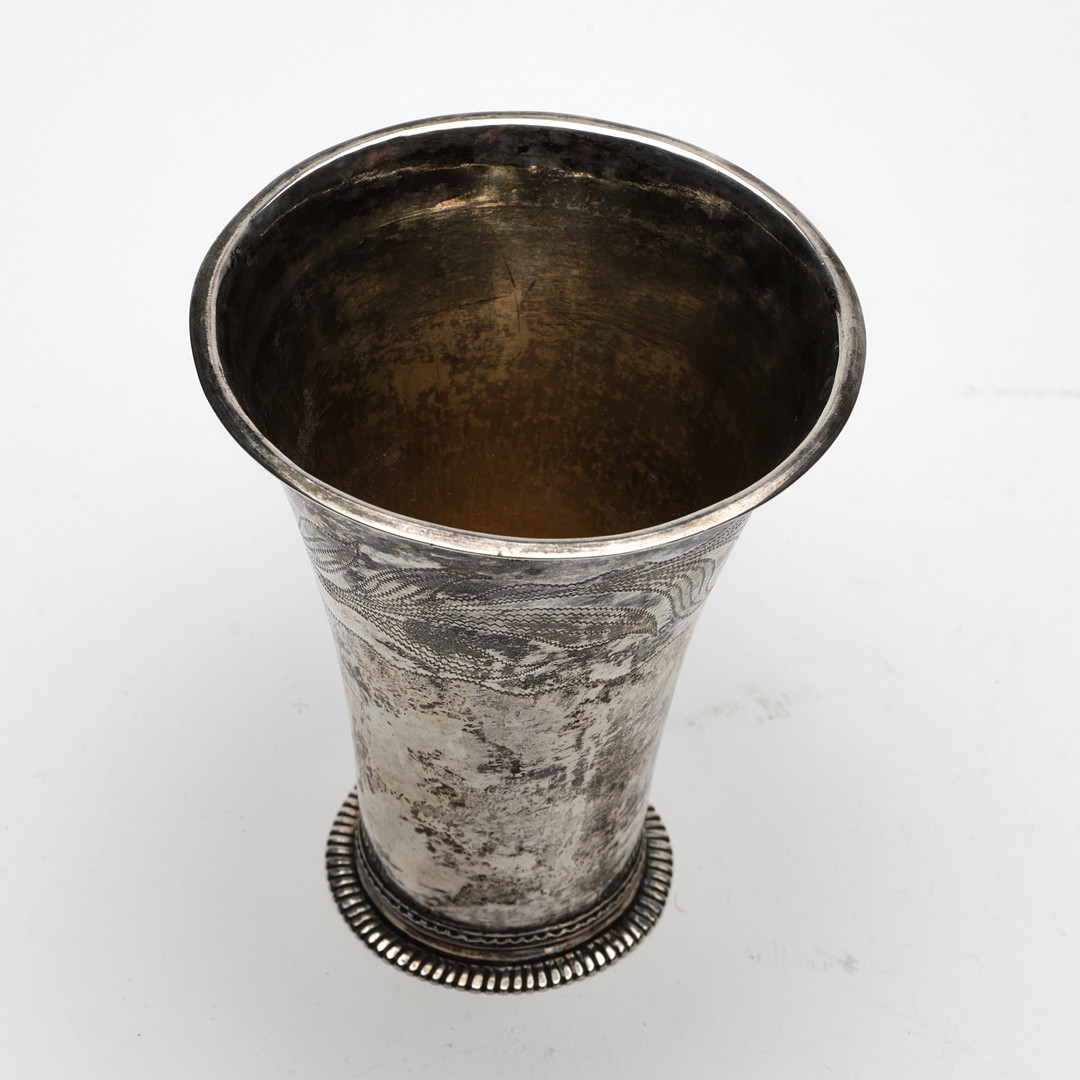 LARS CASTMAN (VERKSAM 1739-1784). BÄGARE, silver, Vimmerby, 1700-tal.