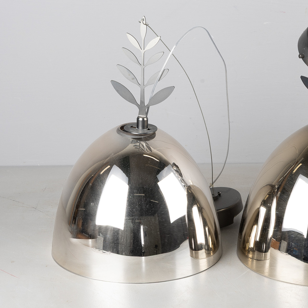 MICHELE DE LUCCHI & ALBERTO NASON. Taklampor, 3 stycken,