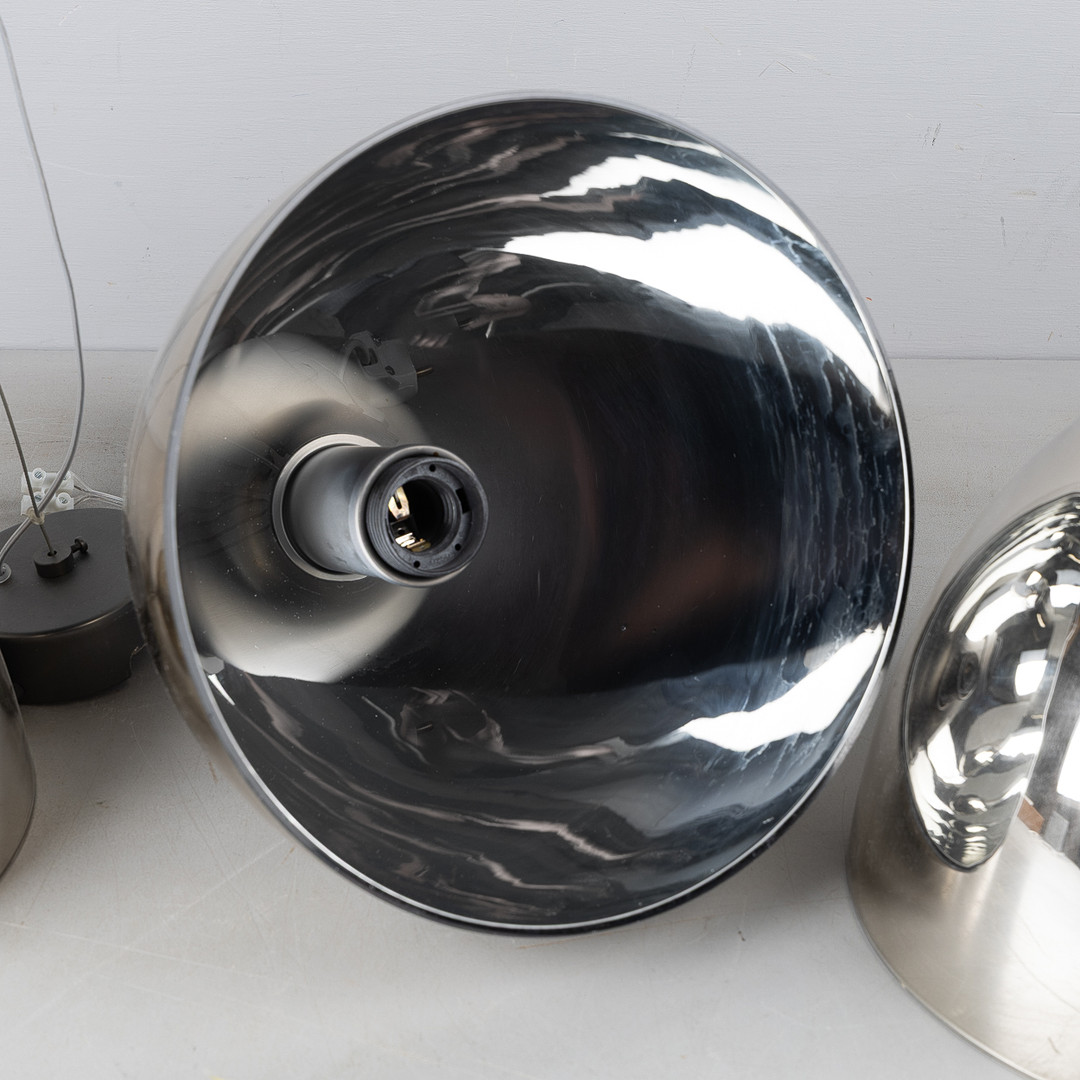 MICHELE DE LUCCHI & ALBERTO NASON. Taklampor, 3 stycken,